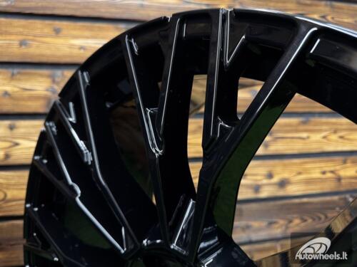 Ratlankis R22x9.5  5X112  ET  37  66.6  3S1111  (FBX269)  Black (BL)  For BMW  (P2)  (HYBRID FORGED Rear+Front)