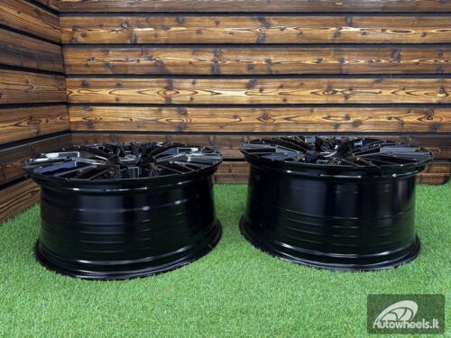 Ratlankis R22x9.5  5X112  ET  37  66.6  3S1111  (FBX269)  Black (BL)  For BMW  (P2)  (HYBRID FORGED Rear+Front)