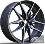 Ratlankis R20x8  5X114.3  ET  40  60.1  3S1405  (FBX508)  Black Polished (MB)  For TOYOT  (P2)  (HYBRID FORGED)