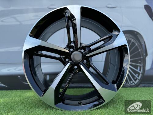 Ratlankis R16x6.5  5X100  ET  40  57.1  A513  (Z1075)  Black Polished (MB)  For AUD  (P2)