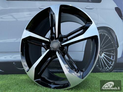 Ratlankis R16x6.5  5X100  ET  40  57.1  A513  (Z1075)  Black Polished (MB)  For AUD  (P2)
