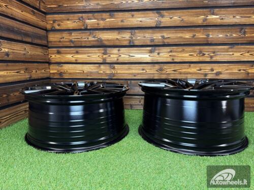 Ratlankis R22x9.5  5X112  ET  37  66.6  H0324  (FBX428)  Black (BL)  For BMW  (K8)  (HYBRID FORGED Rear+Front)