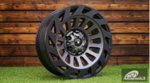 Ratlankis R17x9  6X139.7  ET  10  106.1  H1006  Black Matt + Gun Metal (BMGM)  For 4X4  (P2)