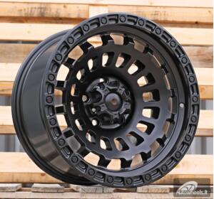 Ratlankis R17x9  5X127  ET  M12  71.5  H1025  Black Matt (BM)  For 4X4  (P2)