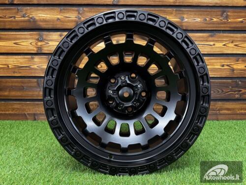 Ratlankis R17x9  5X127  ET  M12  71.5  H1025  Black Matt (BM)  For 4X4  (P2)