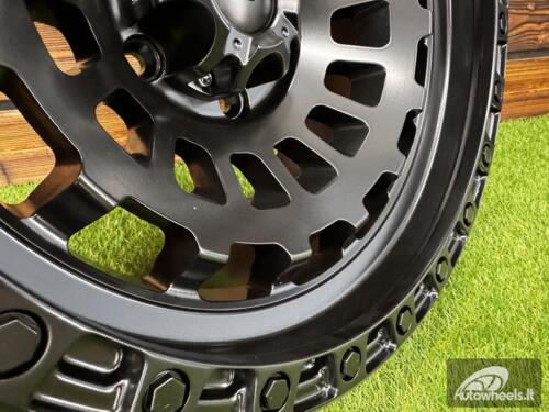 Ratlankis R17x9  5X127  ET  M12  71.5  H1025  Black Matt (BM)  For 4X4  (P2)