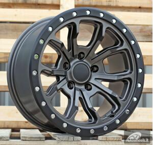 Ratlankis R17x8.5  5X127  ET  M12  71.5  H5073  Matt Gray + Black Lip (MGMBL)  For 4X4  (P2)