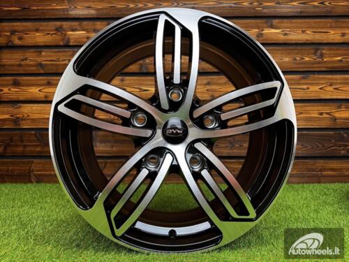 Ratlankis Ford Starro Tourneo Transit style 18X8J 5X160 ET48 65.1 Black with Diamond cut