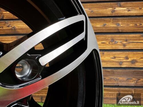 Ratlankis Ford Starro Tourneo Transit style 18X8J 5X160 ET48 65.1 Black with Diamond cut