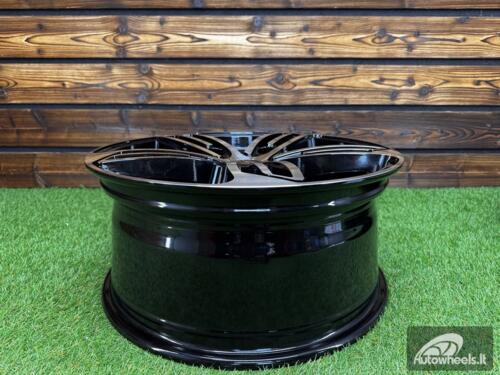 Ratlankis Ford Starro Tourneo Transit style 18X8J 5X160 ET48 65.1 Black with Diamond cut