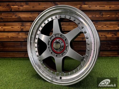 Ratlankis Racing Beat RB-02 Style R17X8 5X100/5X114.3 ET35 73.1 Grey with Diamond cut lip