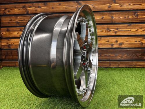 Ratlankis Racing Beat RB-02 Style R17X8 5X100/5X114.3 ET35 73.1 Grey with Diamond cut lip