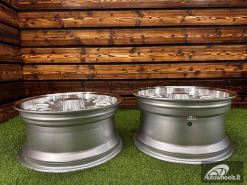 Ratlankis Mercedes Barock Style E 17X9J 5X112 ET30 66.6 Silver with Diamond Cut Lip