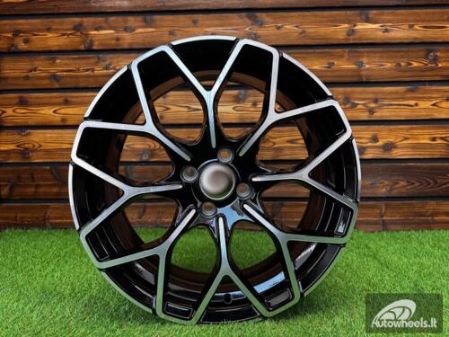 Ratlankis Smart Brabus Style 16X6J 3X112 ET24 57.1 Black with Diamond cut