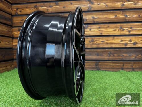Ratlankis Smart Brabus Style 17X7J 3X112 ET27 57.1 Black with Diamond cut