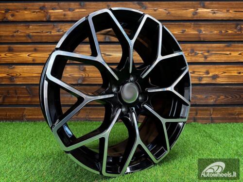 Ratlankis Smart Brabus Style 16X6J 4X100 ET24 57.1 Black with Diamond cut