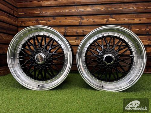 Ratlankis BBS RS Style R19X8.5J 5X113/5X120 ET35 72.6 Black with Diamond cut lip