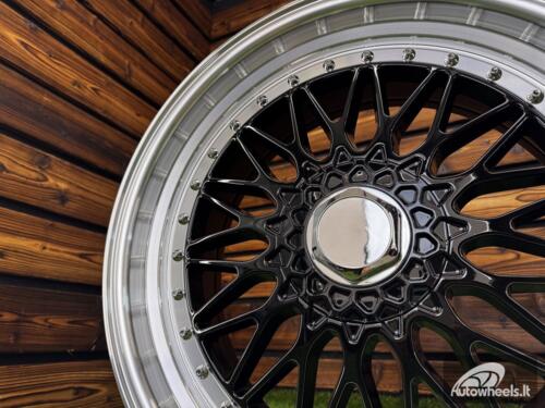 Ratlankis BBS RS Style R19X8.5J 5X113/5X120 ET35 72.6 Black with Diamond cut lip