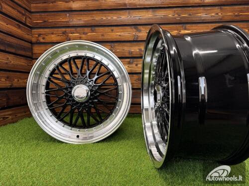 Ratlankis BBS RS Style R19X8.5J 5X113/5X120 ET35 72.6 Black with Diamond cut lip