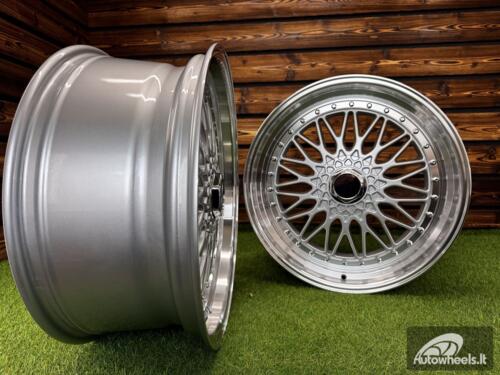 Ratlankis BBS RS Style R19X8.5J 5X113/5X120 ET35 72.6 Silver with Diamond cut lip