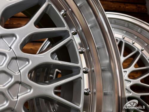 Ratlankis BBS RS Style R20X8.5J 5X113/5X120 ET35 72.6 Silver with Diamond cut lip