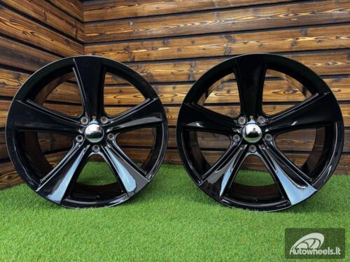 Ratlankis 5 Spoke 128 Style R20X9 5X120 ET24 74.1 Black