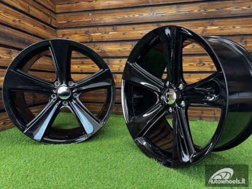Ratlankis 5 Spoke 128 Style R20X9 5X120 ET24 74.1 Black