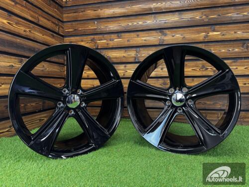 Ratlankis 5 Spoke 128 Style R20X9 5X120 ET24 74.1 Black