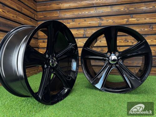 Ratlankis 5 Spoke 128 Style R20X10 5X120 ET25 74.1 Black