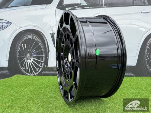 Ratlankis Land Rover Defender Octa Style R20X9J 5X120 ET35 72.6 Gloss Black / Fit for Range Rover Sport, Defender
