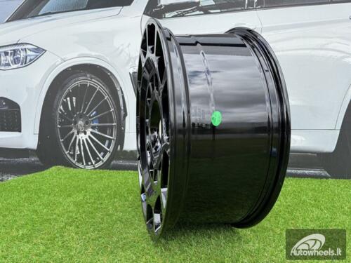 Ratlankis Land Rover Defender Octa Style R20X9J 5X120 ET35 72.6 Gloss Black / Fit for Range Rover Sport, Defender