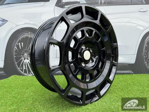Ratlankis Land Rover Defender Octa Style R20X9J 5X120 ET35 72.6 Gloss Black / Fit for Range Rover Sport, Defender