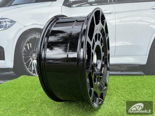 Ratlankis Land Rover Defender Octa Style R20X9J 5X120 ET35 72.6 Gloss Black / Fit for Range Rover Sport, Defender