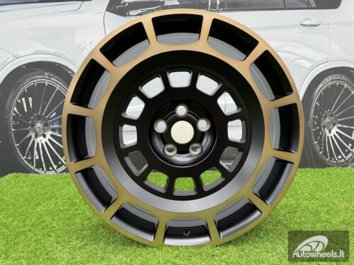 Ratlankis Land Rover Defender Octa Style R20X9J 5X120 ET35 72.6 Satin Black with Diamond Cut and Bronze Tint / Fit for Range Rover Sport, Defender