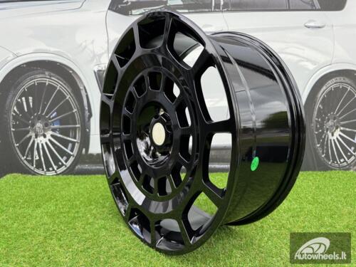 Ratlankis Land Rover Defender Octa Style R22X9J 5X120 ET35 72.6 Gloss Black / Fit for Range Rover Sport, Defender