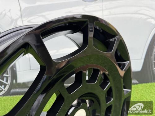 Ratlankis Land Rover Defender Octa Style R22X9J 5X120 ET35 72.6 Gloss Black / Fit for Range Rover Sport, Defender