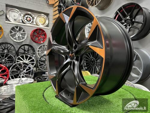 Ratlankis R18x8  5X112  ET  45  57.1  I5163  Black Polished Half Matt Cooper (MBHMC)  For CUPRA  (P2)