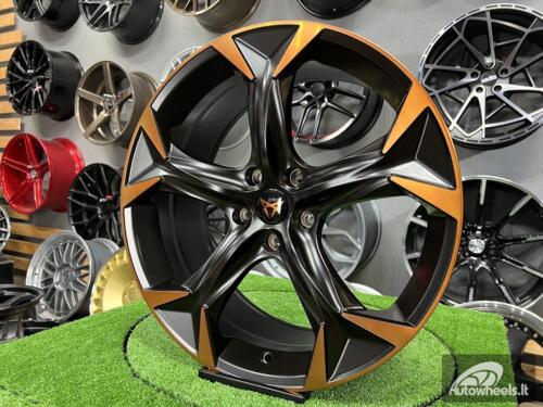 Ratlankis R19x8.5  5X112  ET  43  57.1  I5163  Black Polished Half Matt Cooper (MBHMC)  For CUPRA  (P2)