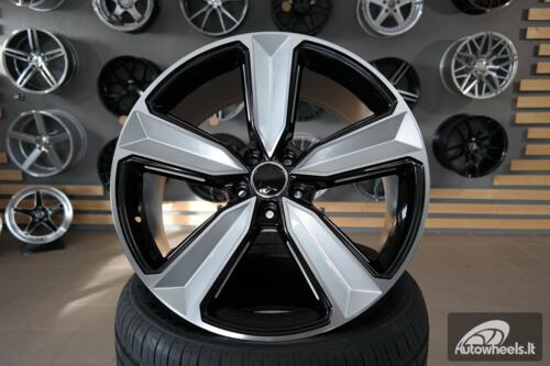 Ratlankis R21x9  5X112  ET  30  66.5  A5470  (FBX057)  Black Polished (MB)  For AUD  (P2)  (Milling HYBRID FORGED)