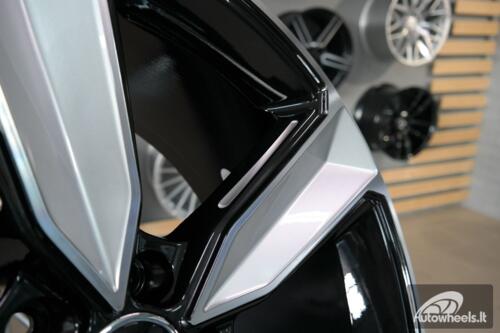 Ratlankis R21x9  5X112  ET  30  66.5  A5470  (FBX057)  Black Polished (MB)  For AUD  (P2)  (Milling HYBRID FORGED)