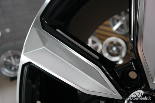 Ratlankis R21x9  5X112  ET  30  66.5  A5470  (FBX057)  Black Polished (MB)  For AUD  (P2)  (Milling HYBRID FORGED)