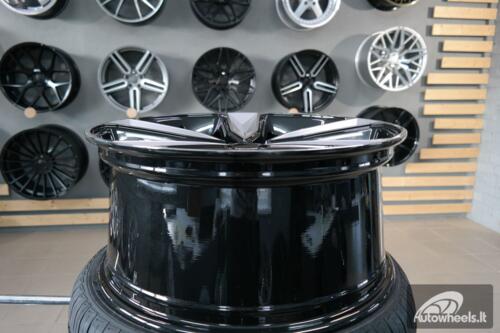 Ratlankis R21x9  5X112  ET  30  66.5  A5470  (FBX057)  Black Polished (MB)  For AUD  (P2)  (Milling HYBRID FORGED)