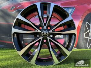 Ratlankis R17x7  5X100  ET  40  54.1  A5499  (FBX415)  Black Polished (MB)  For TOYOT  (P2)  (HYBRID FORGED)