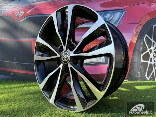 Ratlankis R17x7  5X100  ET  40  54.1  A5499  (FBX415)  Black Polished (MB)  For TOYOT  (P2)  (HYBRID FORGED)