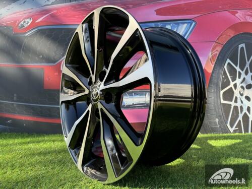 Ratlankis R17x7  5X100  ET  40  54.1  A5499  (FBX415)  Black Polished (MB)  For TOYOT  (P2)  (HYBRID FORGED)