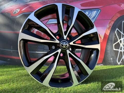 Ratlankis R17x7  5X100  ET  40  54.1  A5499  (FBX415)  Black Polished (MB)  For TOYOT  (P2)  (HYBRID FORGED)