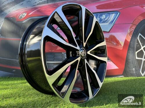 Ratlankis R17x7  5X100  ET  40  54.1  A5499  (FBX415)  Black Polished (MB)  For TOYOT  (P2)  (HYBRID FORGED)