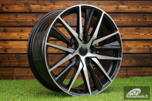 Ratlankis R17x7  5X100  ET  40  54.1  B1638  (FBX224)  Black Polished (MB)  For TOYOT  (P2)  (HYBRID FORGED)