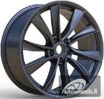 Ratlankis R19x8.5  5X114.3  ET  35  64.1  B2046  (FBX460)  Gun Metal (GM)  For TESLA  (P1+P2)  (HYBRID FORGED (Model 3))