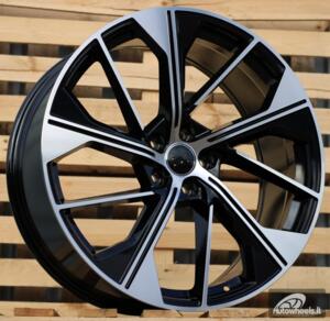 Ratlankis R20x8.5  5X112  ET  35  66.5  B5907  (FBX411)  Black Polished (MB)  For AUD  (P2)  (HYBRID FORGED)